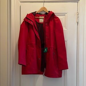 Hunter Red Jacket with Hood